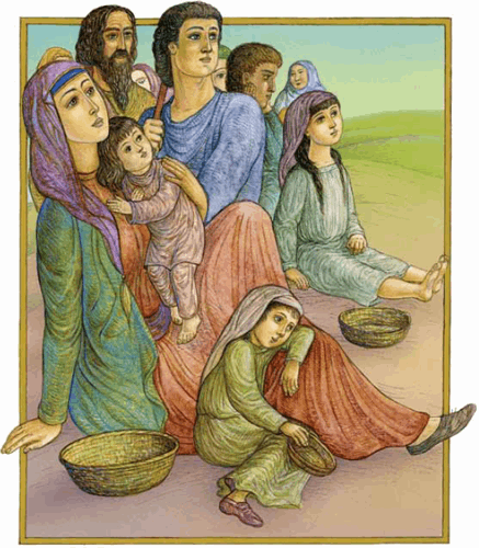 It was not enough food to feed all the hungry people Jesus said to his - photo 21