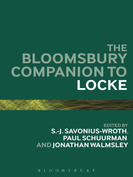 S.-J. Savonius-Wroth The Bloomsbury Companion to Locke