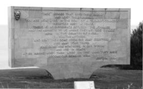 The memorial at Ari Burnu immortalising Ataturks speech of reconciliation - photo 9
