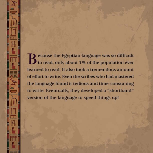 Writing Hieroglyphics with Actual Examples History Kids Books - photo 11