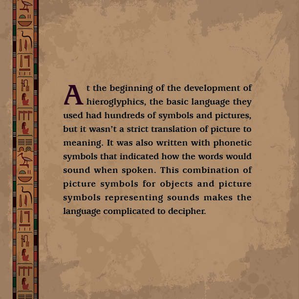 Writing Hieroglyphics with Actual Examples History Kids Books - photo 8