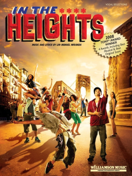 Lin-Manuel Miranda In the Heights (Songbook)