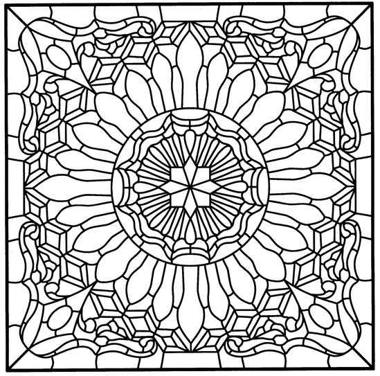 Arts and Crafts Stained Glass Pattern Book - photo 3