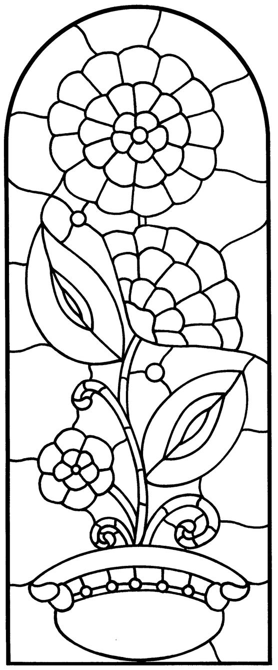 Arts and Crafts Stained Glass Pattern Book - photo 8