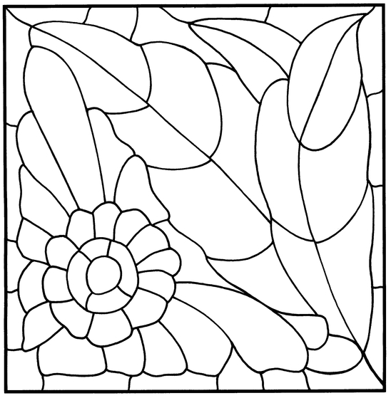 Arts and Crafts Stained Glass Pattern Book - photo 18