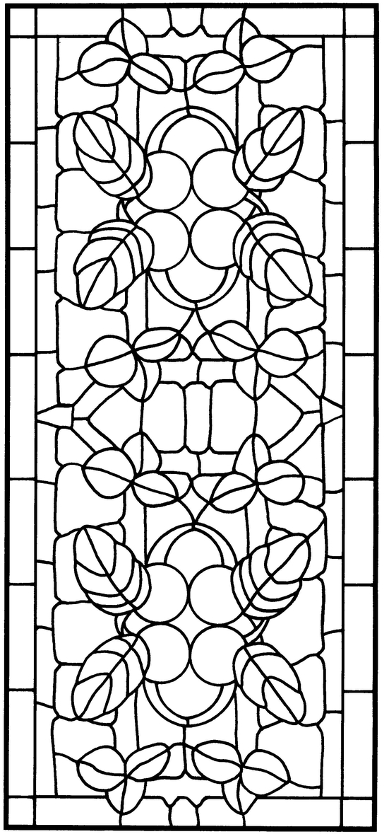 Arts and Crafts Stained Glass Pattern Book - photo 30