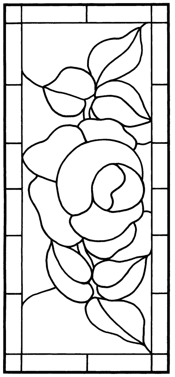 Arts and Crafts Stained Glass Pattern Book - photo 50