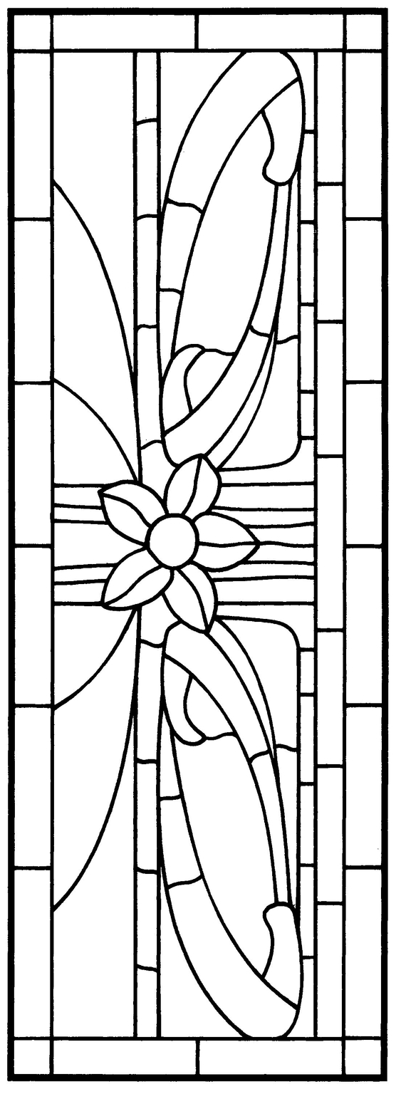 Arts and Crafts Stained Glass Pattern Book - photo 51