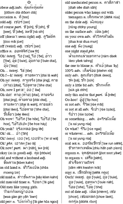 Outrageous Thai Slang Curses and Epithets Thai Phrasebook - photo 21