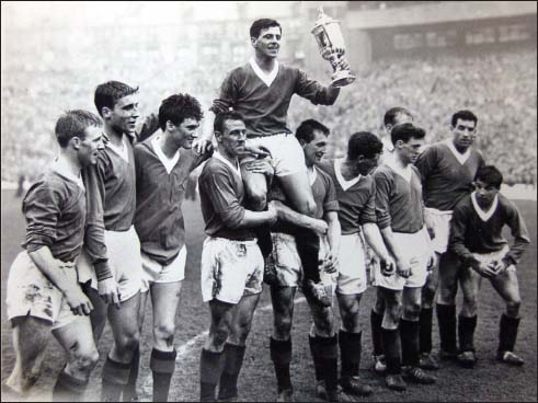 Glory days Im pictured here second from right celebrating another trophy - photo 16