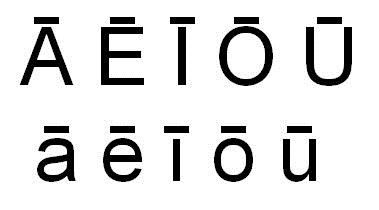 Alternatively the macron can be replaced by a double vowel aa Macrons can - photo 3