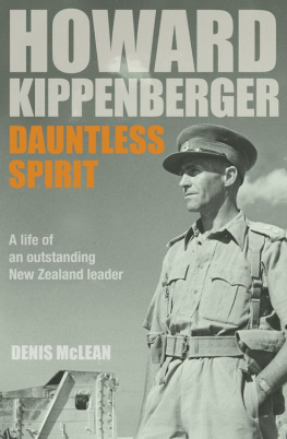 Denis Mclean Howard Kippenberger: Dauntless Spirit