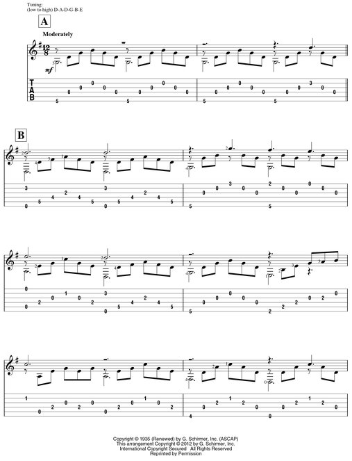 Sacred Songs for Classical Guitar Songbook Standard Notation Tab - photo 20