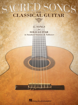 Hal Leonard Corp. Sacred Songs for Classical Guitar (Songbook): Standard Notation & Tab