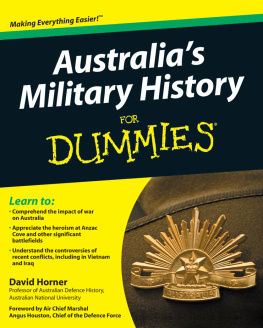 David Horner Australias Military History for Dummies