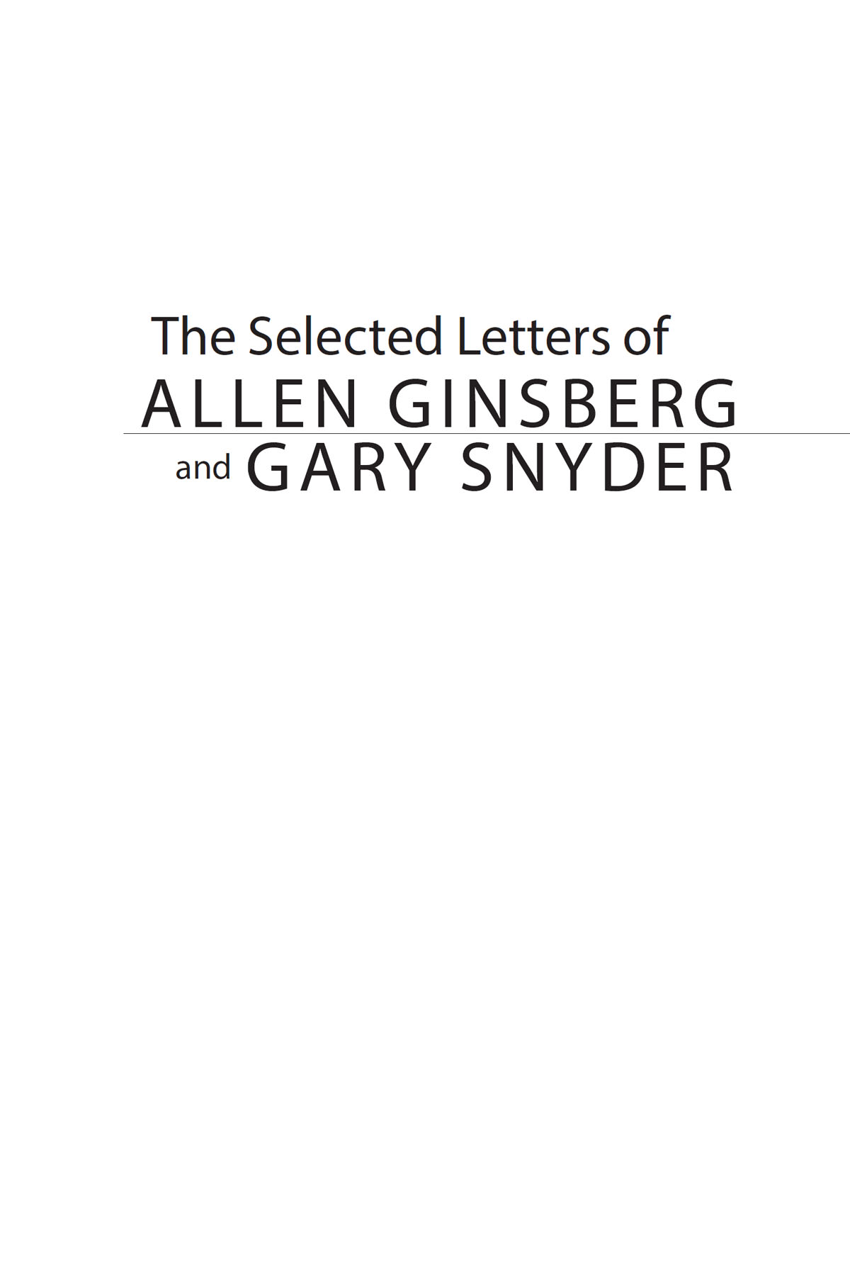 EDITOR S NOTE Allen Ginsberg and Gary Snyder were both living in Berkeley - photo 3