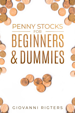 Giovanni Rigters - Penny Stocks For Beginners & Dummies