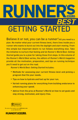 Adam Bean - Runners World Best: Getting Started