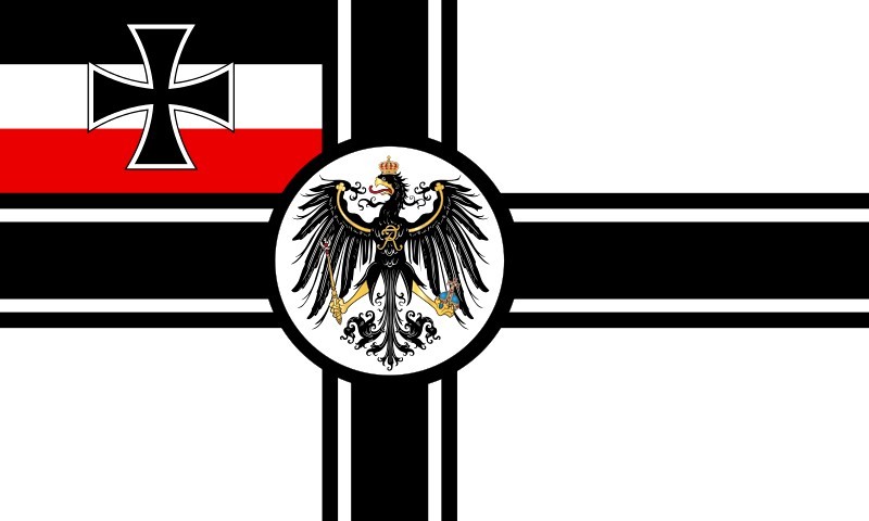 Reichskriegsflagge The Imperial Navys Flag flown during her service as the - photo 4
