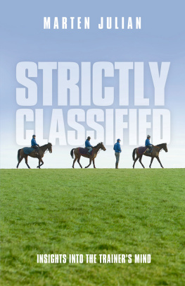 Marten Julian - Strictly Classified: Insights into the Trainers Mind