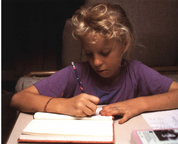 O n her fifth birthday there was a box wrapped in blue paper with a silver - photo 4