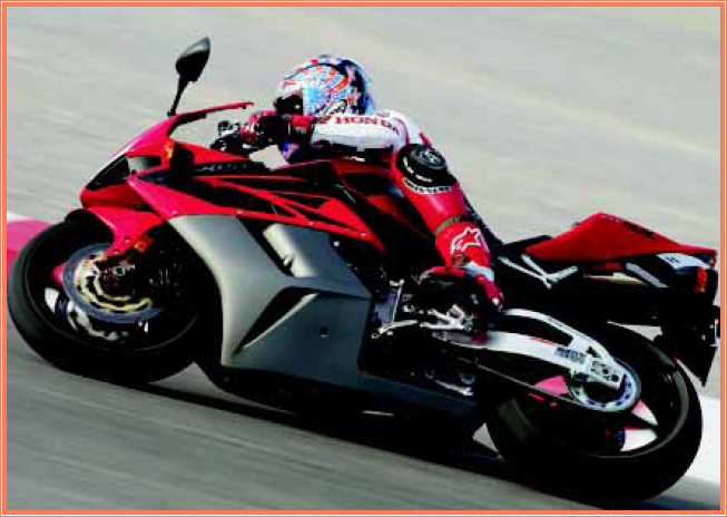 A sportbike is light and responsive allowing a racer to easily lean into - photo 7