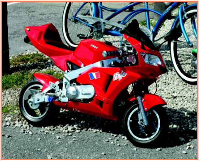 Kids love to ride pocket bikes but they should always have adult supervision - photo 9