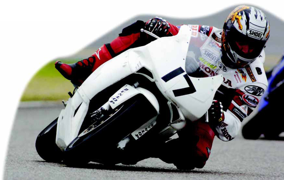 Superbike racers wear plastic or leather pads called knee sliders to protect - photo 8