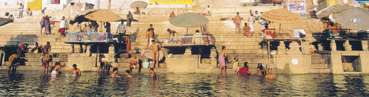 The ancient city of Varanasi Benares in Uttar Pradesh is located at the - photo 1