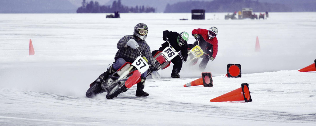 Ice racing is popular in cold climates Ice is another popular motorcycle track - photo 6