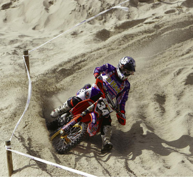 Motocross racing on the beach is called Beachcross PAVED TRACKS Motorcycle - photo 8