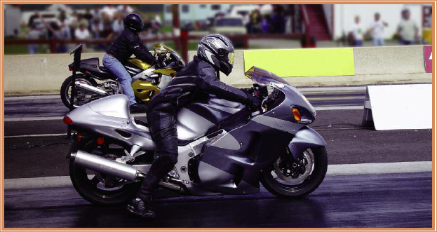 Professional and amateur drag races are loud and exciting A wheelie bar at - photo 8