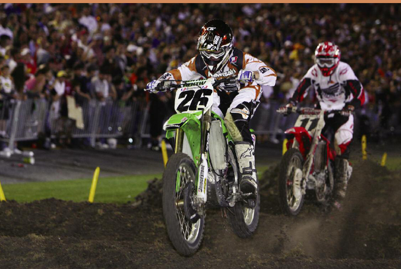 Supercross races are commonly held in large sports arenas or stadiums - photo 14