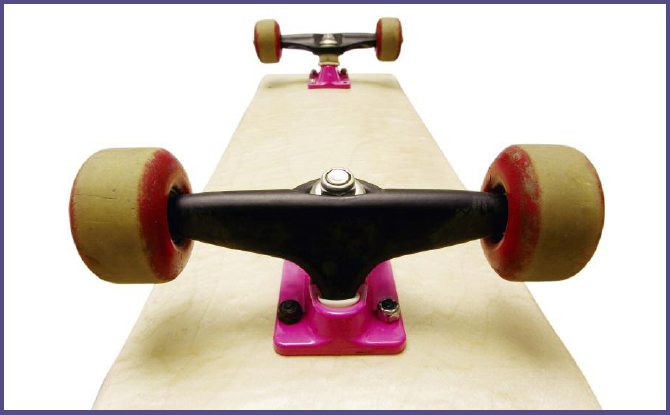 Trucks on a skateboard allow the wheels to turn Skateboard wheels are made of - photo 8