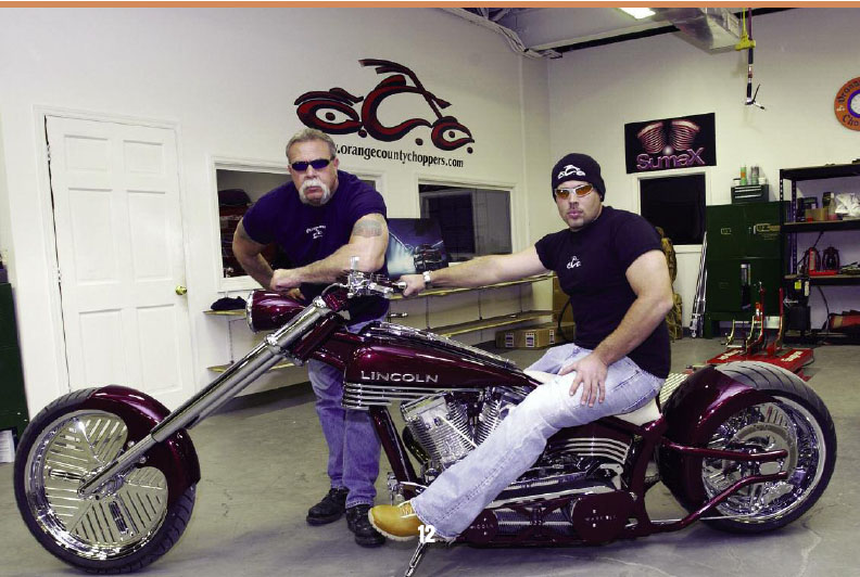 The Teutuls of American Chopper fame build a custom chopper for Ford Motor - photo 12