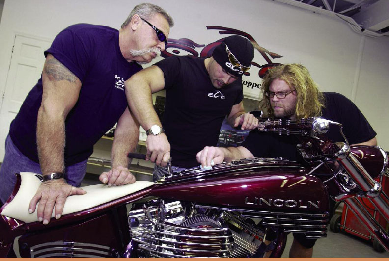 The Teutuls of American Chopper fame build a custom chopper for Ford Motor - photo 13