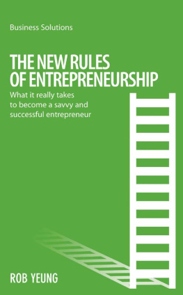 Rob Yeung The New Rules of Entrepreneurship