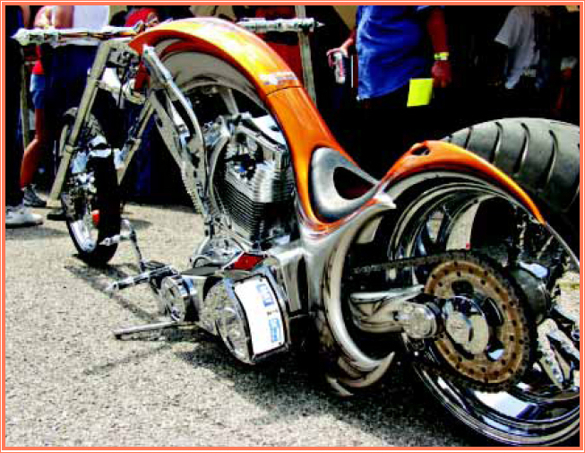 Parts for custom choppers are often built or fabricated from scratch ONE - photo 6