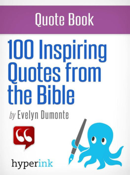 Evelyn Dumonte - 100 Inspiring Bible Quotes