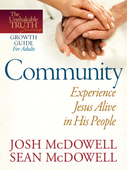 Josh McDowell - Community: Experience Jesus Alive in His People