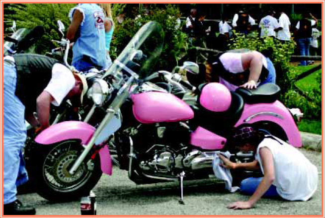 Bikers take pride in their bikes and constantly keep their machines in tip-top - photo 7