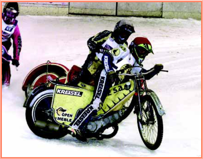 Spiked tires give bikes traction on slippery ice A BIT OF SPEEDWAY HISTORY Did - photo 9