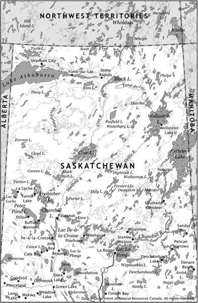 Lake Athabasca the MacFarlane River and the wilderness region of northern - photo 3