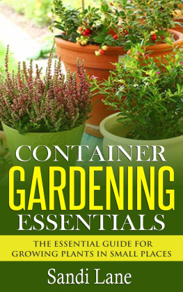 Sandi Lane - Container Gardening Essentials