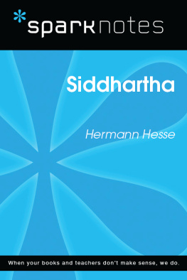 SparkNotes Siddhartha: SparkNotes Literature Guide