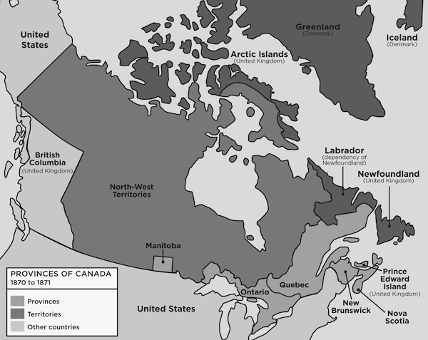 Map of Canada 187071 But even though the legislation to establish the police - photo 1