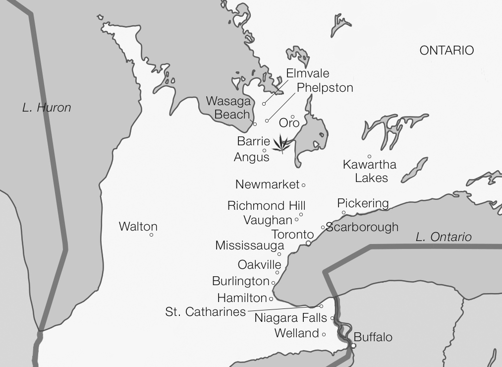 A map of Southern Ontario where the Molson plant is located Criminal - photo 3