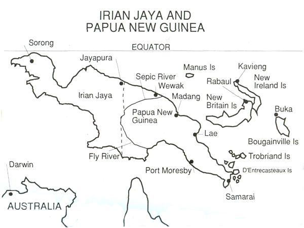 The eastern half has changed too and as of 1975 Papua New Guinea calling - photo 1