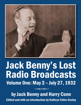 Jack Benny - Jack Bennys Lost Radio Broadcasts Volume One: May 2 – July 27, 1932
