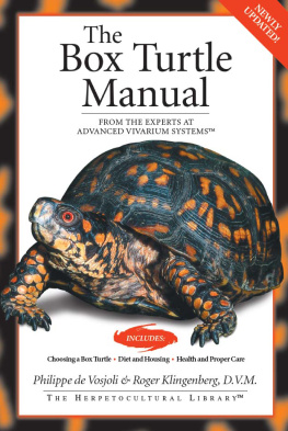 Philippe De Vosjoli - The Box Turtle Manual